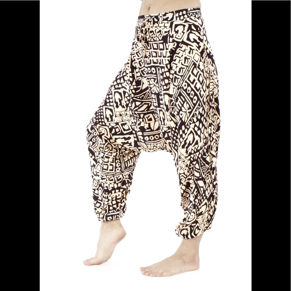 BUDDAH PANTS | SAVANNAH HAREM PANTS IN AZTEC